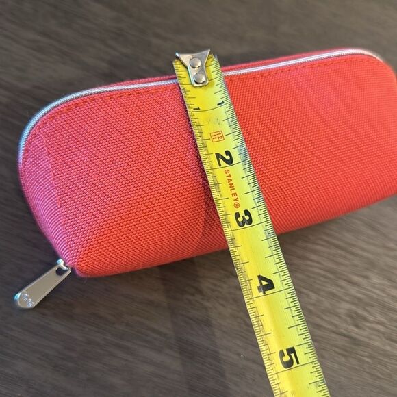 NWOT Dior Coral Canvas Travel‎ Cosmetic Vanity Case Makeup Jewelry Organizer D… - Picture 8 of 12